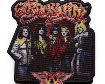 Aerosmith Group Shot Patch American Rock Band Sublimated Sew On EH5