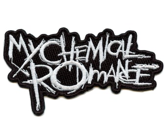 My Chemical Romance Patch The Black Parade Name Logo Embroidered Iron On GB2