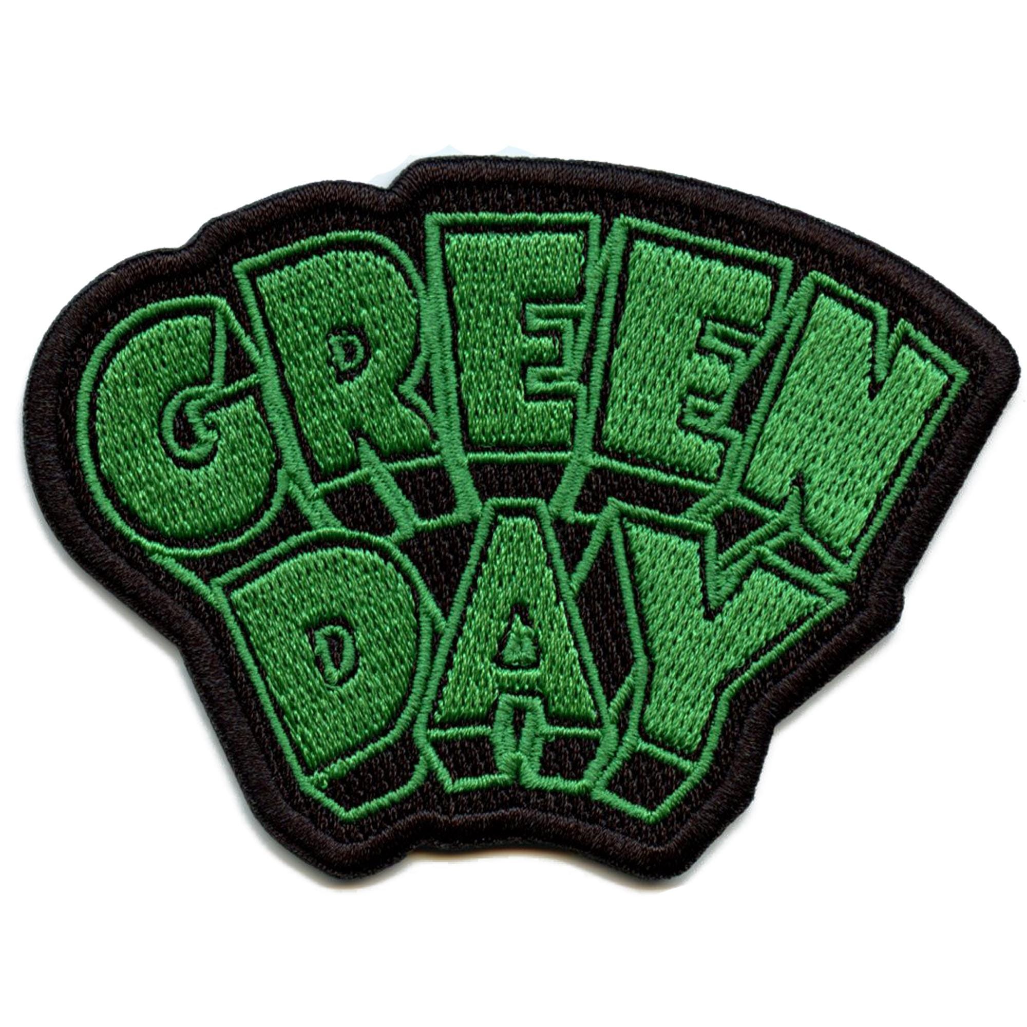 Green Day Dookie Logo Patch Embroidered Iron on Punk Rock Band