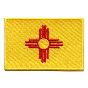 Vlag van de staat New Mexico patch geborduurd opstrijkbaar AH5