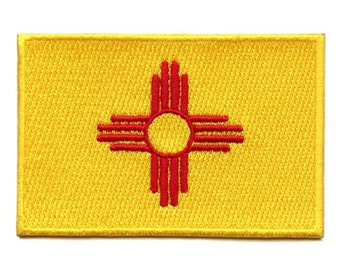 New mexico Aufnäher Bundesstaatsflagge gesticktes Eisen auf AH5