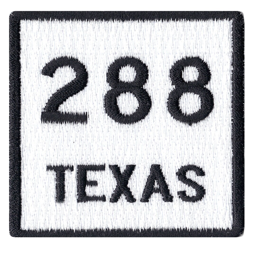 Houston Highway 288 Sign Patch Logo Road Iron on Embroidered Ac7 - Etsy