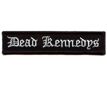 Dead Kennedys Old English Logo Patch Rock Band Music Embroidered Iron On BB2
