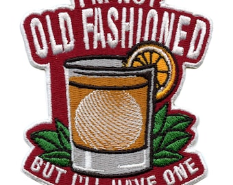 Fer brodé à l'ancienne pour boissons alcoolisées sur AC6