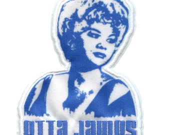 Etta James Stencil Patch Singer Songwriter Portrait Iron On GA2