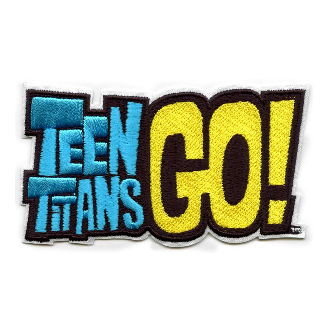 Teen Titans Go Logo Patch Dc Cartoon Network Embroidered Iron on BE6 Etsy