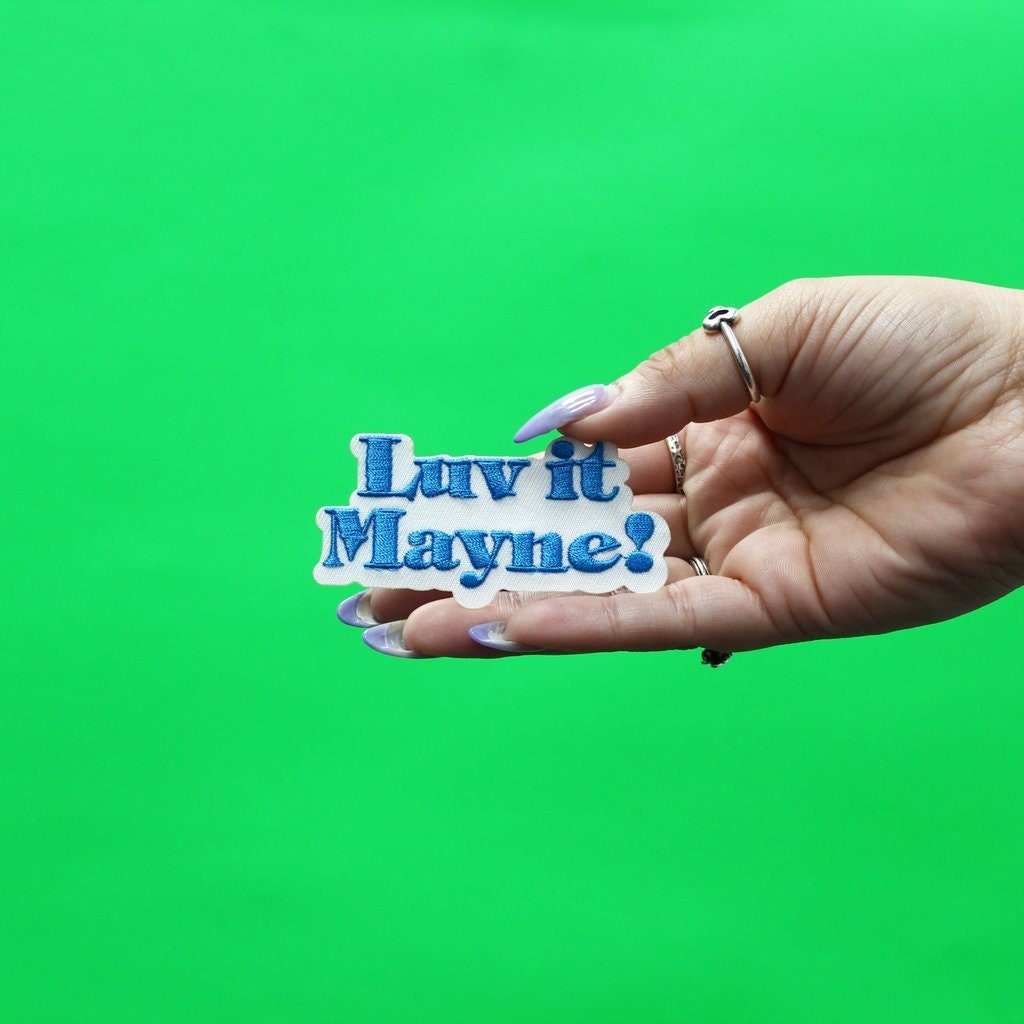 Mayne Rapper Luv It Mayne Patch Houston Rapper Embroidered Iron on AD4 - Etsy