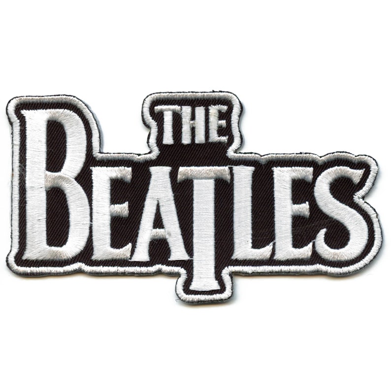 The Beatles Logo Patch Iconic Rock Band Embroidered Iron on EG1 - Etsy