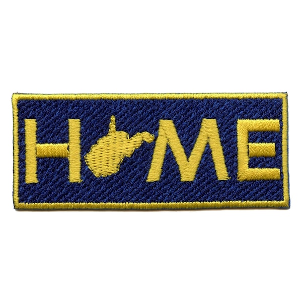 West virginia home patch state badge embroidered iron on bf7