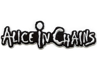 Alice In Chains Logo Patch Alternative Rock Band Embroidered Iron on EG5