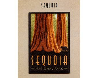 Sequoia National Park Patch General Sherman Tree Travel Embroidered Iron On BH8