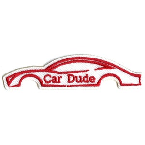 Car dude patch sport race badge iron on applique ba4