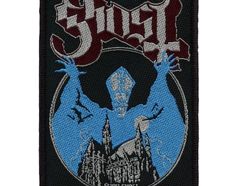 Parche del álbum homónimo de Ghost Opus, tejido para coser en chaquetas, mochilas y chalecos de bandas de heavy metal, regalo para fans, coleccionable