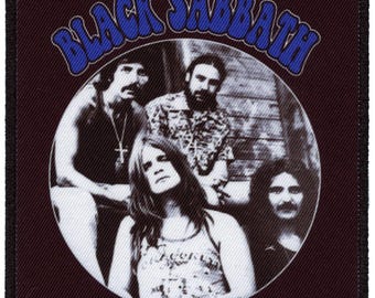 Patch de banda Black Sabbath para sublimação com ferro de passar GC2