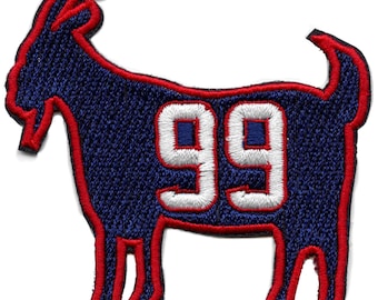 Houston Goat #99 Patch Football Sport Texas Embroidered Iron On CG7