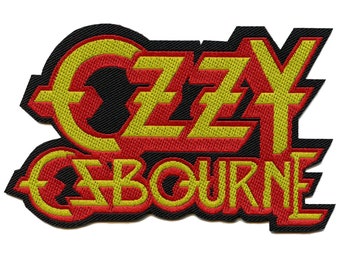 Ozzy Osbourne Official Logo Patch Heavy Metal Band Woven Iron On