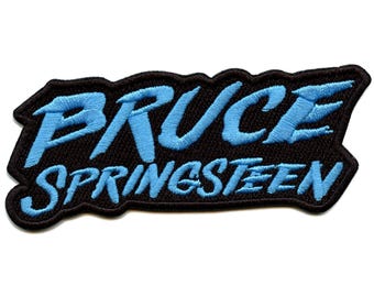 Bruce Springsteen Logo Patch Embroidered Iron On Rock Music Band Merchandise Collectible