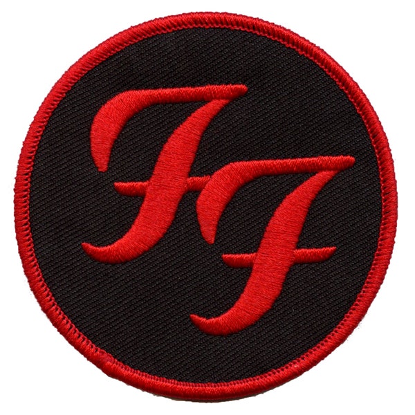 Foo Fighters Logo Patch Alternative Rock Band Embroidered Iron On EG5