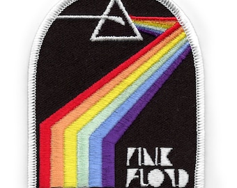 Pink Floyd Dark Side Of The Moon Patch Album Cover Embroidered Iron On BG2