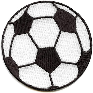 Fotbollsmärke Sport Emoticon Ikon Broderad Stryk-på AF6