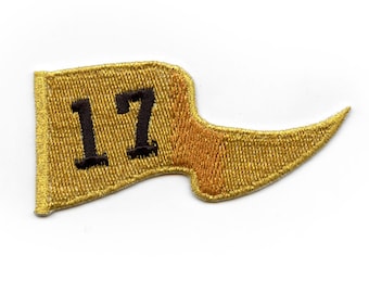 Houston Baseball 2017 Champs Pennant Patch Space City Texas Embroidered Iron On BB8