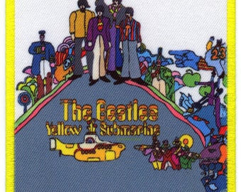 The Beatles Album Cover Patch Patch Gele onderzeeër geborduurd ijzer op EH2