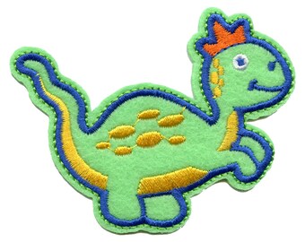 Pink Brontosaurus Dinosaur Patch Baby Kid Embroidered Iron on AA1 - Etsy