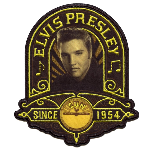 Elvis Presley Since 1954 Patch Legend Rock King Embroidered Iron on EH2