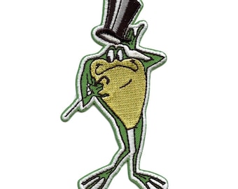 Original looney tunes Aufnäher m.j. Frosch bestickt Eisen auf be6