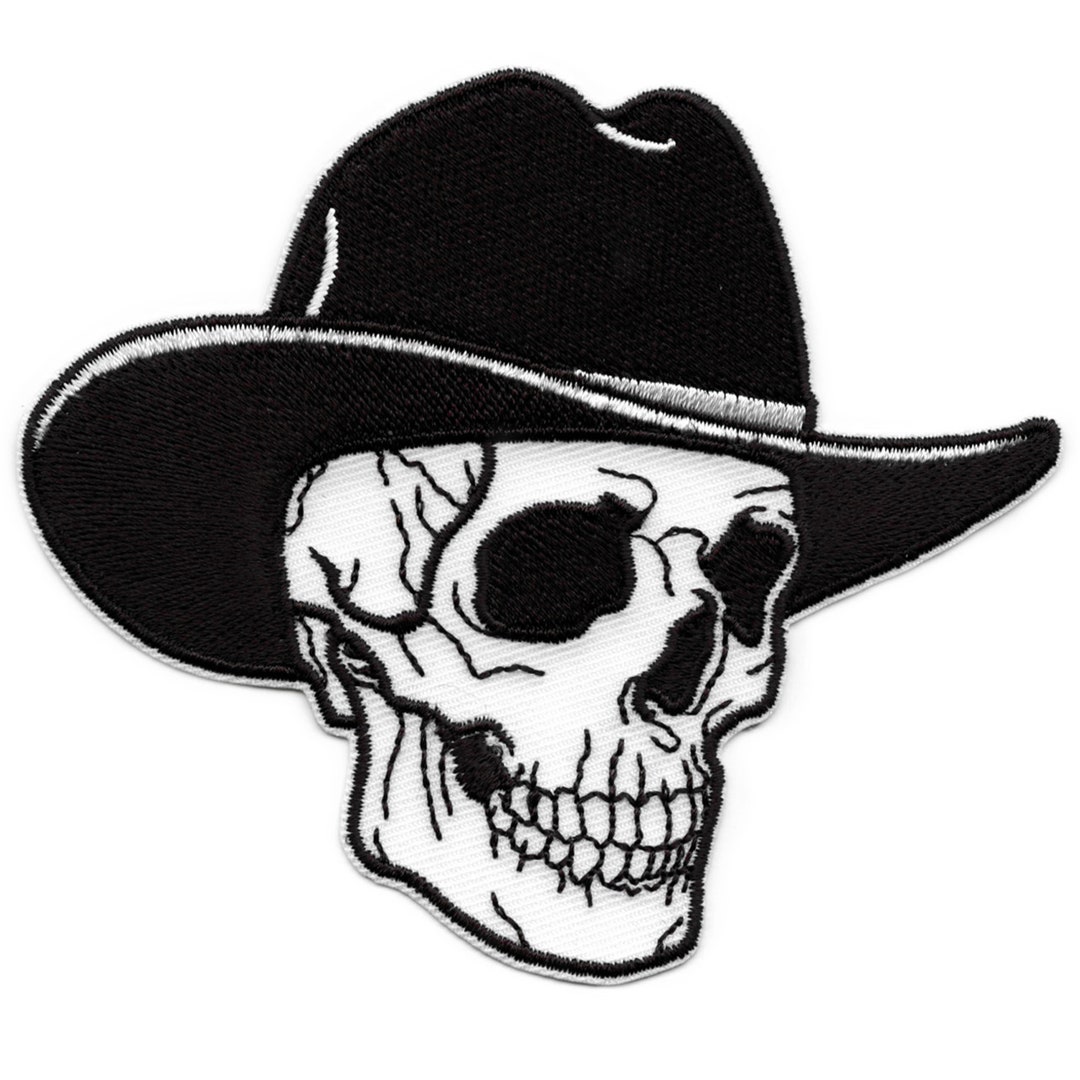 Skeleton Cowboy Skull Patch Western Bones Rodeo Embroidered Etsy skeleton-cowboy-skull-patch-western-bones-rodeo-embroidered-etsy