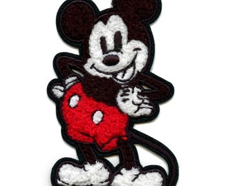 Disney Mickey Mouse Patch Full Body Pose Chenille Iron On CB6