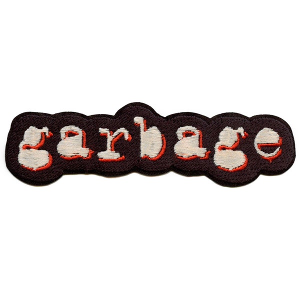 Garbage Main Logo Patch Alternative Rock Band Embroidered Iron On EG5