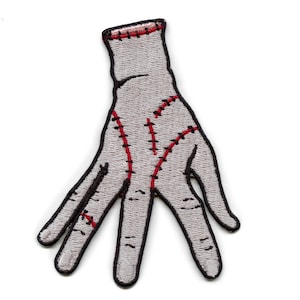 Crawling Detached Hand Patch Creepy Thing Tv Embroidered Iron On BG1
