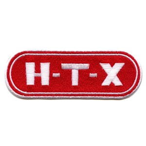 HTX Market Logo Aufnäher Houston Parody Store Gesticktes Aufbügler GD2