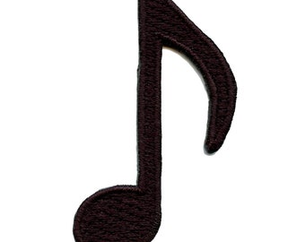 Achtelnote Patch Noten Noten gestickt Bügelbild bf3