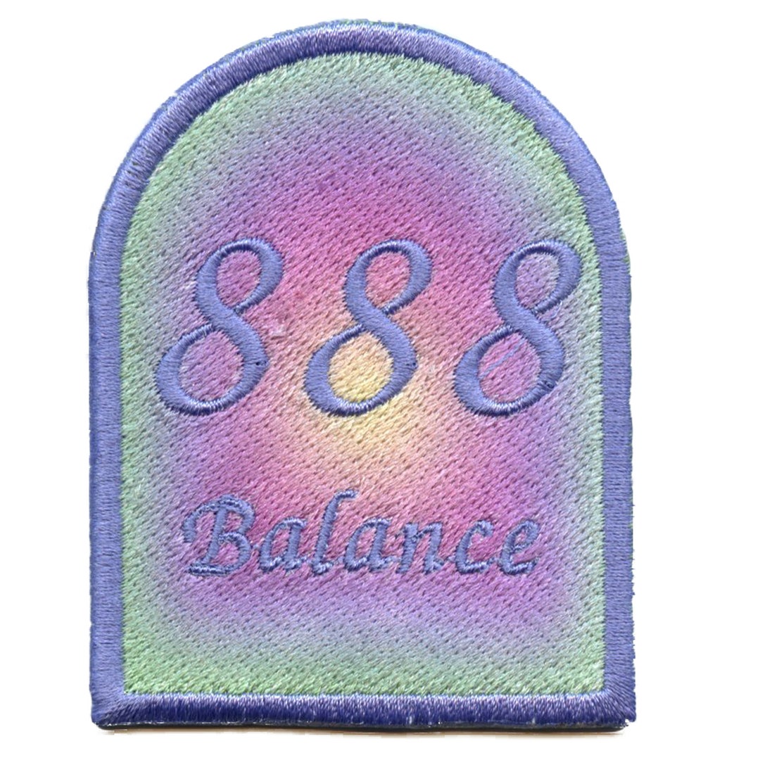 888 Angel Numbers Patch Balance Mythology Psychic Embroidered Iron on ...