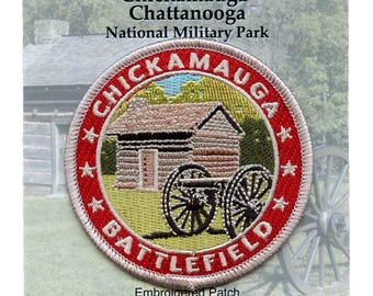 Chickamauga Chattanooga Tennessee Patch National Military Park Embroidered Iron On GH1