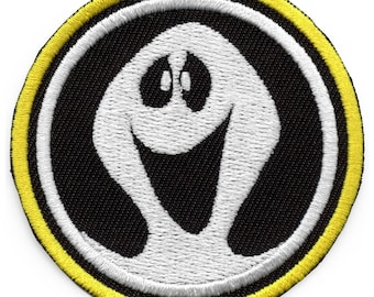 Retro Geisterjagd Aufnäher Abzeichen Logo gestickt zum Aufbügeln BG6