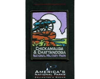 Chickamauga And Chattanooga National Military Park Patch Civil War Travel Embroidered Iron On BG8