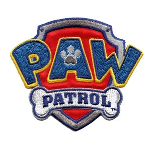 Pfote Patrouille Schild Logo Patch Kinder Rettung Cartoon gestickt BG6 Bild 2