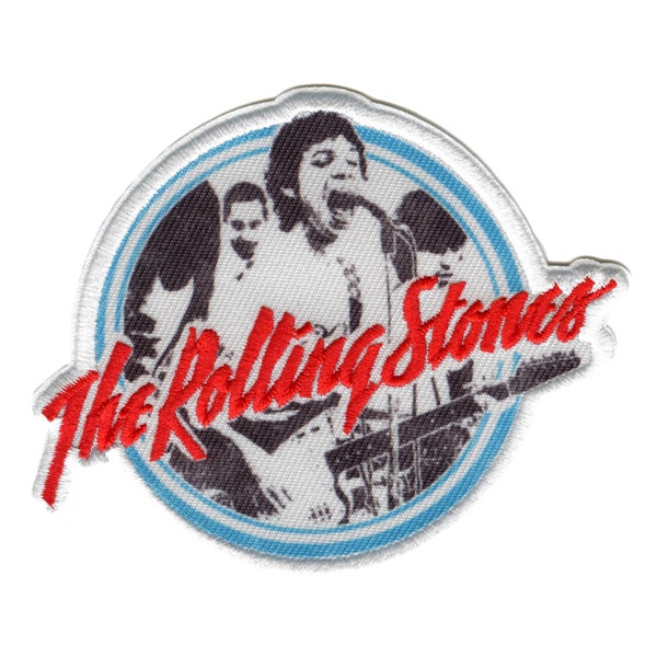 Rolling Stones Concert Poster Patch Retro Members Rock Sublimated Embroidery Iron On EH2