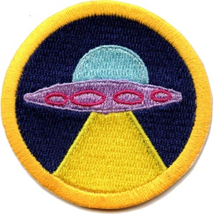 UFO理論 功労章 エイリアン ウィルダネス スカウト サッシュ パッチ アイロン 刺繍 AA3