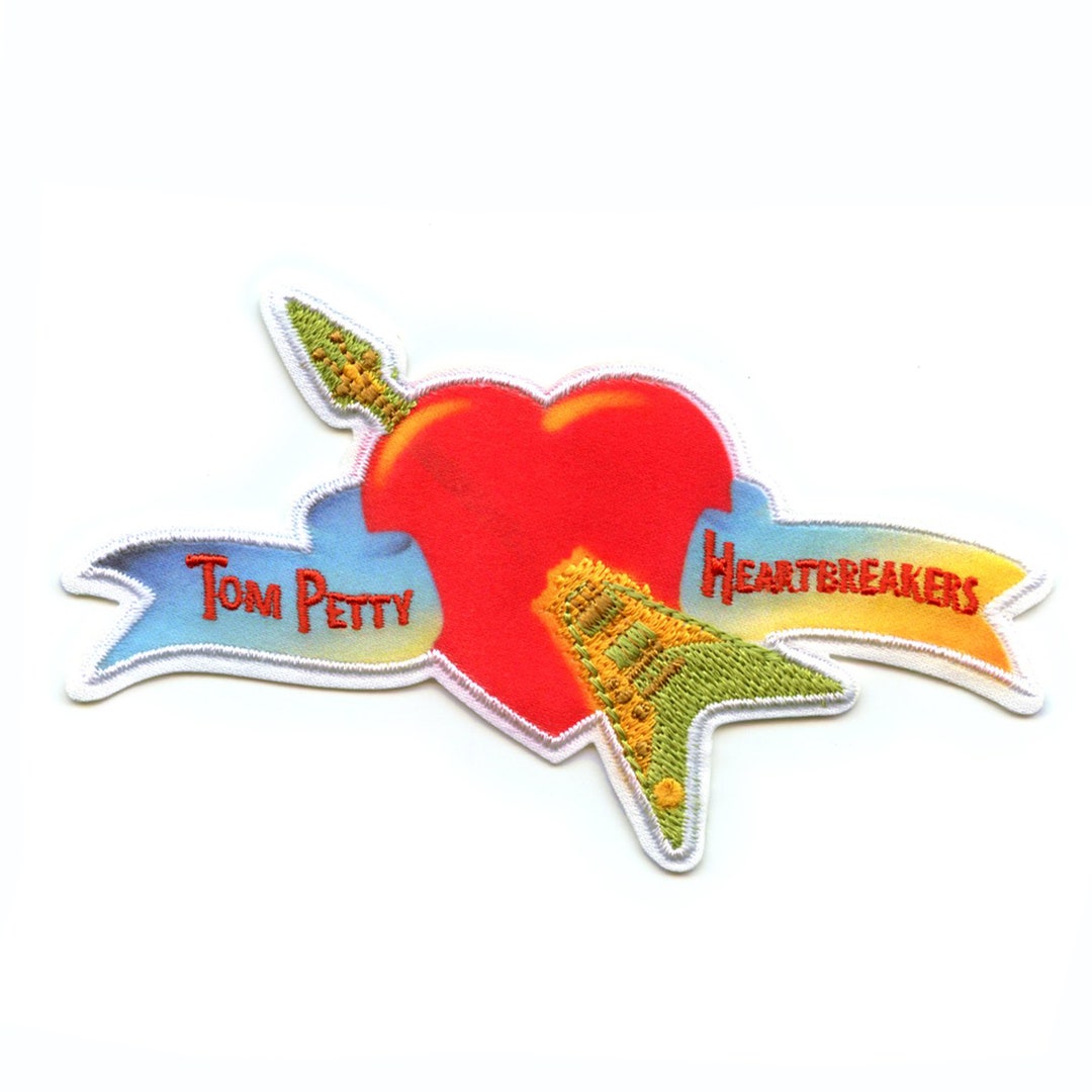 Tom Petty and the Heartbreakers Patch Classic Vibrant Logo Heart ...