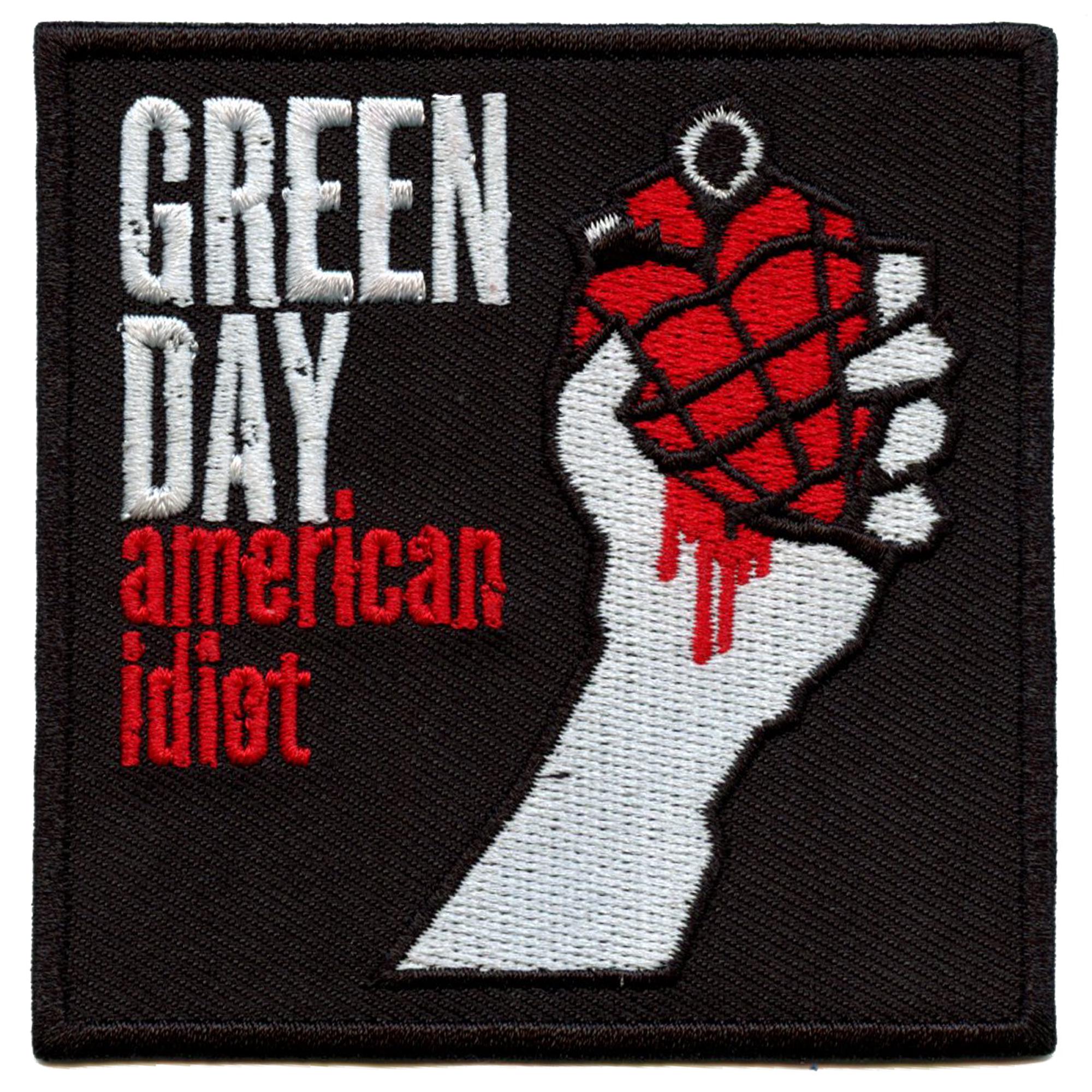 Green Day American Idiot Logo Patch Punk Rock Band Embroidered