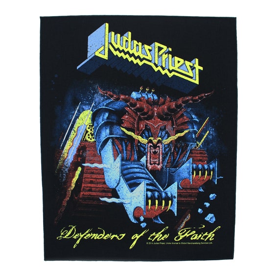 Rockoff Trade Men’s Judas Priest Defenders T-Shirt – Official Licensed Band Tee, Black, Cotton, Multiple Sizes - View #7