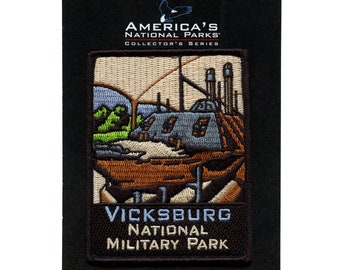 Vicksburg National Militär Park Patch Mississippi War Hike Gesticktes Aufbügler BH1