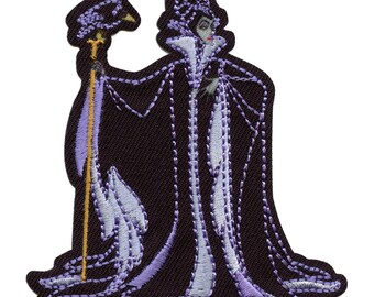 Disney sleeping beauty patch full body maleficent embroidered iron on ca5