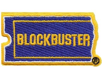 Blockbuster Iconisch Ticket Logo Patch Video Verhuurservice Geborduurd Strijkijzer AC4