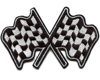 Nascar Racing Badge American Motor-sport Iron Sew on Embroidered