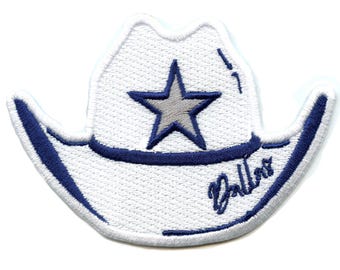 Dallas Hat Parody Patch Football Sport Fan Embroidered Iron On CH6